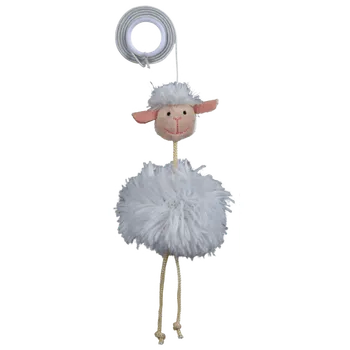 Hračka pro kočku Hračka pro kočky Trixie ovce na gumičce 20cm