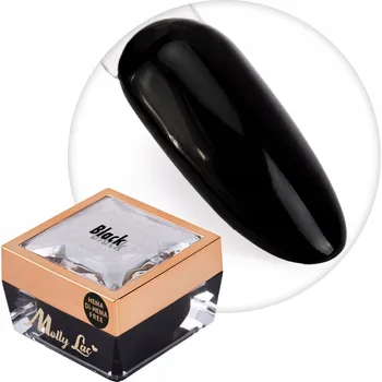 Přípravek na nehty Molly Lac Gel na zdobení nehtů Ombre Gel 5 g - Č. 23 Black Černý