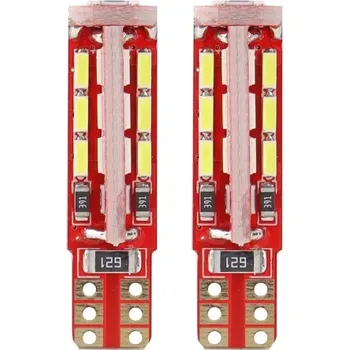 Autožárovka AMIO LED žárovky CANBUS T10e W5W 27xSMD 4014 12V