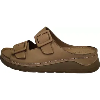 Dámská obuv Pantofle dámské KLOP 245 R33-44 TAUPE (Pantofle dámské)