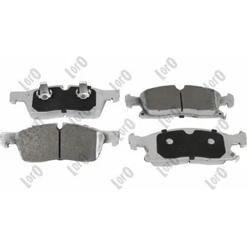 Brzdová destička Sada brzdových destiček, vždy 4 kusy v sadě ABAKUS 231-01-243