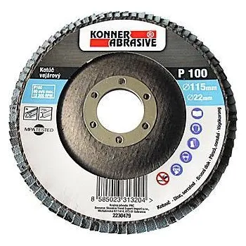 Brusný kotouč Kotouč brusný lamelový zirkonový 125mm P40 Konner na nerez