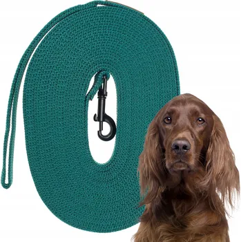 Vodítko pro psa TRENINGOVÉ VODÍTKO pro psa na procházky a trénink, 5 metrů, značka Ukory, ZELENÉ