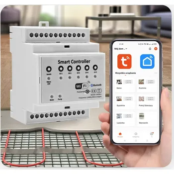 WiFi regulátor podlahového topení - 7 zón
