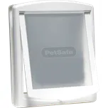 Dvířka plast bílá s průhledným flapem