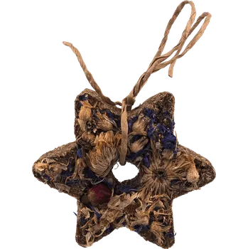 Krmivo pro hlodavce Pochoutka Nature Land Brunch bylinková hvězda 80g