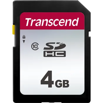 Paměťová karta Transcend Silver 300S SDHC UHS-I C10 R20/W10 4GB