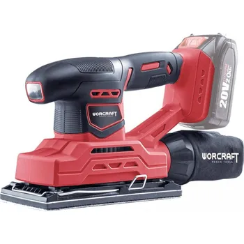 Bruska WORCRAFT CFS-S20Li Aku vibrační bruska 20V, bez baterie a nabíječky