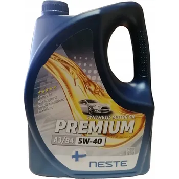 Motorový olej Motorový olej Neste Premium A3/B4 5W40 4L