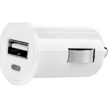 AMIO autonabíječka mobilního telefonu s 1xUSB bílá PCH-02