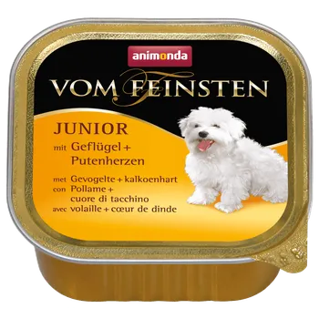 Krmivo pro psa Paštika Animonda Vom Feinsten Junior drůbeží + srdce 150g