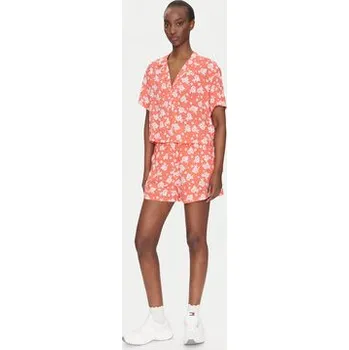 Tommy Jeans Šortky z materiálu DW0DW20359 Oranžová Regular Fit M