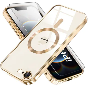 Pouzdro na mobilní telefon Zadní Kryt Erbord pro Apple iPhone 16e zlatý