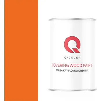 barva a nátěr na dřevo BARVA NA DŘEVO KRYCÍ NA DVEŘE RENOVACE ČERVENO-ORANŽOVÁ RAL 2008 MAT 1L