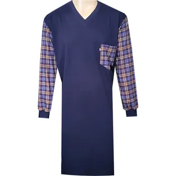 Pánská noční košile Pánská Noční Košile FOLTÝN NK410 Velikost: 4XL, Materiál: Dlouhý rukáv