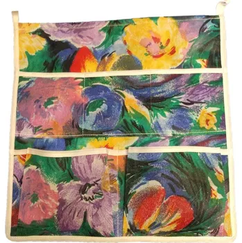 školní kapsář Kapsář závěsný malý - fialové květiny