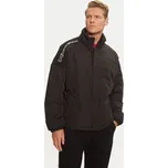 Pánská bunda EA7 Emporio Armani Train Logo Series Tape Eco Down černá M