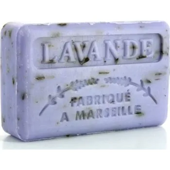 Mýdlo Foufour Marseillské mýdlo v kostce Vůně Levandule s bambuckým máslem 125 g