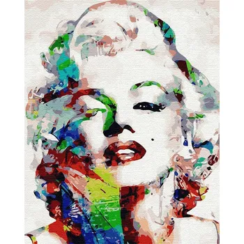 Obraz Obraz k vymalování podle čísel Artnapi Marilyn Monroe 40x50 cm