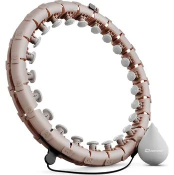 Hop-Sport Hula-hop se zátěží béžové