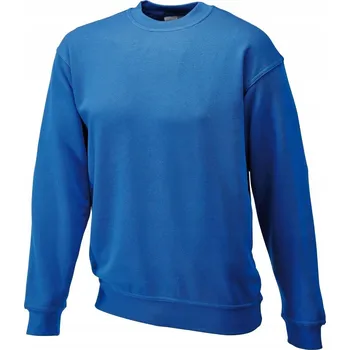 Pánská mikina Mikina basic bez kapuce bavlněná XXXL modrá