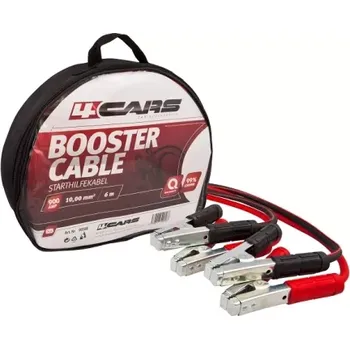Startovací kabel 4CARS STARTOVACÍ KABELY 900AMP, 10.0mm2, 6m
