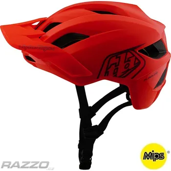 Cyklistická přilba MTB helma TroyLeeDesigns Flowline MIPS Helmet Point Infra Red 2025 M-L