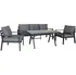 Zahradní sestava Rojaplast Sibiu 614261A grafit/šedá