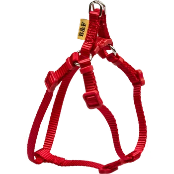 Postroj pro psa Postroj BaF nylon červený 1x26-38cm