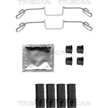 Brzdový kotouč Sada prislusenstvi, oblozeni kotoucove brzdy TRISCAN 8105 101660