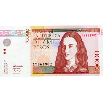 Kolumbie (P 453q.3) - 10 000 Pesos (2014) - UNC