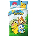 HALANTEX Povlečení Pokémon zahrada, 140/200, 70/90 cm