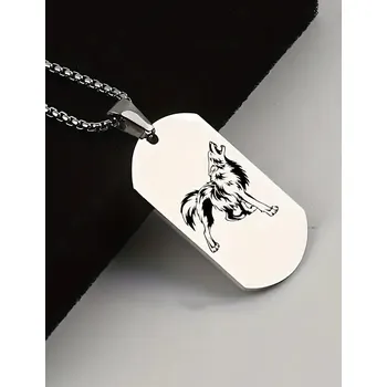 Řetízek Náhrdelník a přívěsek vlk