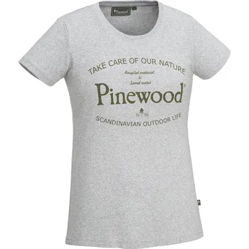 Pánské tričko Pinewood Dámské lovecké tričko Save Water Velikost: XL L.Grey Mel