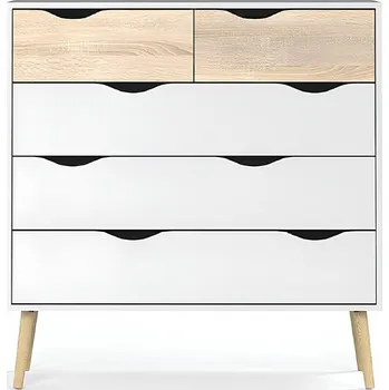 Komoda Komoda OSLO 75456, dub sonoma/bílá