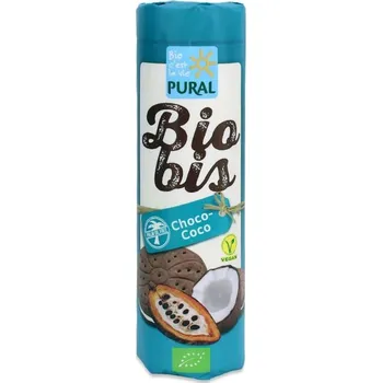 Pural Biobis Kakaové sušenky s kokosovým krémem BIO (300 g)