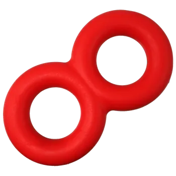 Hračka pro psa Hračka Dog Fantasy osmička červená 27,5cm