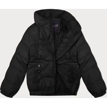 Černá dámská prošívaná bunda se stojáčkem Miss TiTi (2481) odstíny černé M (38)