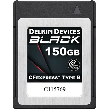 Paměťová karta Delkin CFexpress BLACK R1725/W1530 (G3) 150GB