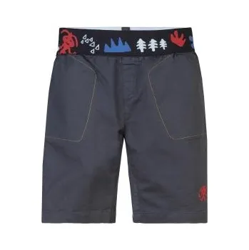 RAFIKI RUMNEY JR blue graphite/olive oil 140; Modrá kalhoty