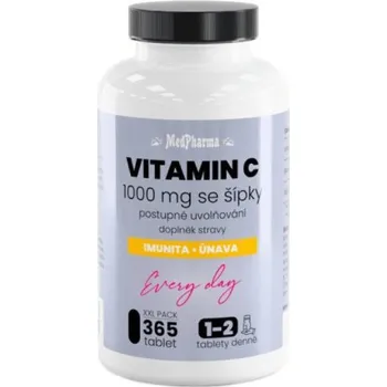 MedPharma Vitamín C 1000 mg s šípky, 365 tbl.