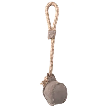 Hračka pro psa Hračka Dog Fantasy Dura-fused míček s lanem pískací 32cm