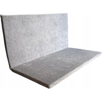 Hrací deka Podložka na hraní MONIO VELVET šedá čtverec 105x105 cm bez volánků