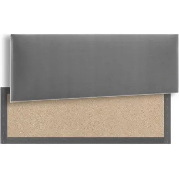 Obraz 20x80 ČALOUNĚNÉ STĚNOVÉ PANELY VELUR ŠEDÉ OEKO-TEX STANDARD 100