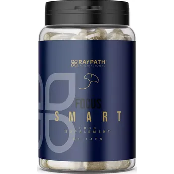 Speciální výživa Raypath®Focus Smart - Brain & Memory Fuel s ginkgo a extraktem z bacopy malolisté je doplněk stravy, který díky obsahu účinných látek účinně zlepšuje paměť, koncentraci a dodává vitalitu.