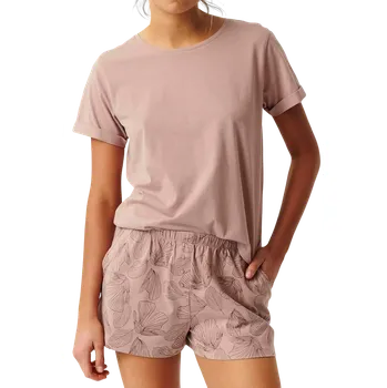 Dámské oblečení Dámské krátké pyžamo Atlantic NLP-489 pudrové XXL Béžová