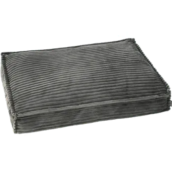 Pelíšek pro psa Matrace DOG FANTASY Stripe šedá 90x60cm