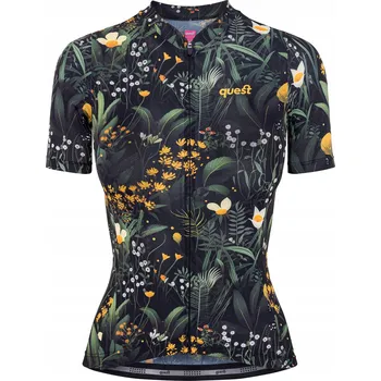 cyklistický dres Dámský cyklistický dres Quest Flowers W M