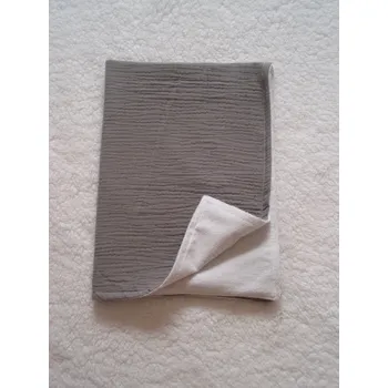 Přebalovací podložka Pro útulný domov Přebalovací podložka mušelínová Šedá