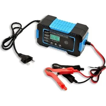 Nabíječka autobaterie AUTOMATICKÁ NABÍJEČKA COMPACT 12V 6A S LCD VOLT POLSKA